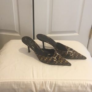 Authentic Gucci Dress Pointy Toe Mules